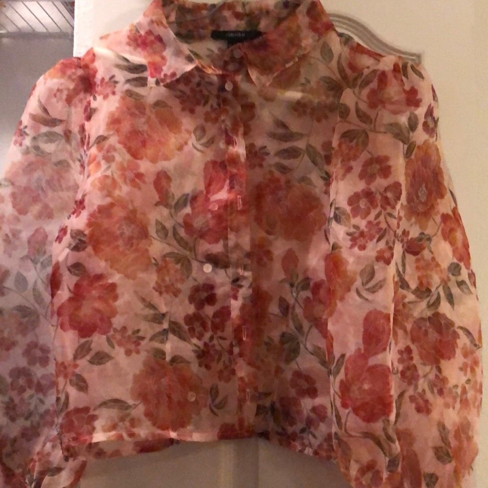 Floral Mesh Shirt